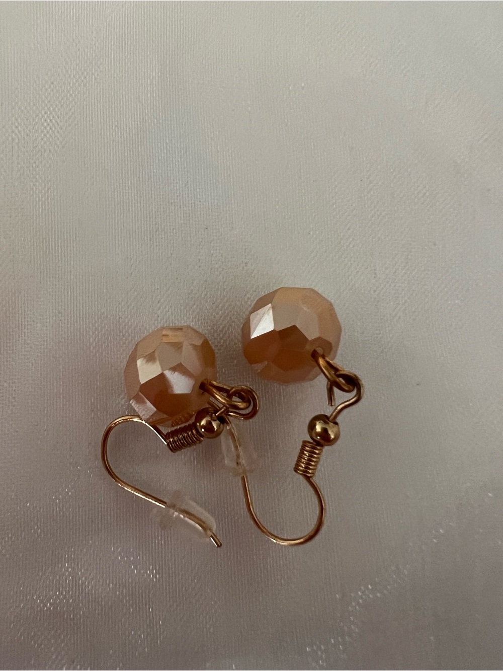 Gold-Tone Faceted Bead Drop Earrings - Women Jewelry